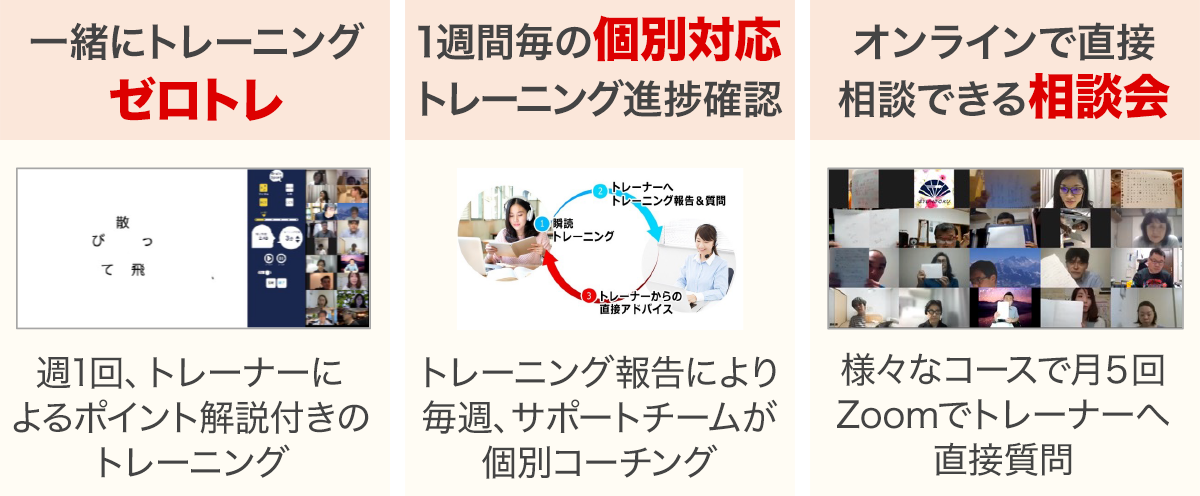 3大コーチングサポート